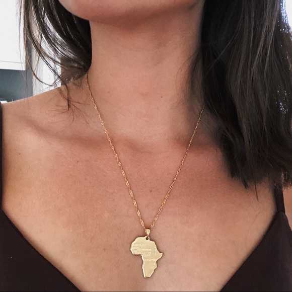 Anthropologie Jewelry - Africa Pendant Necklace
